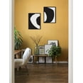 thumbnail image 6 of Kate and Laurel Sylvie Minimal Modern Organic Abstraction 1 and 2 Black and White Framed Canvas Wall Art Set by The Creative Bunch Studio, 2 piece 18x24 Black, Simple Minimalist Art for Wall, 6 of 7