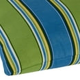 thumbnail image 4 of Greendale Home Fashions 17'' x 17'' Reversible Outdoor Throw Pillow, Set of 2, Cayman Stripe, 4 of 6
