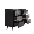 thumbnail image 3 of Wood Sideboard Buffet Cabinet with Storage Shelf, Bar Cupboard Storage Cabinet with LED Light, 3 of 6