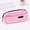 Pink, variant on Large Capacity Aesthetic Zipper Pencil Case, Ins Style Stationery Pouch for College Student Teen Adults, Travel Electronic Cable Organizer, 1 Piece