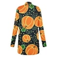 thumbnail image 7 of DDAPJ pyju Halloween Cardigans for Women,Women's 2023 Halloween Cat Pumpkin Theme Cardigan Long Sleeve Open Front Knit Sweater Outwear Coat, 7 of 7