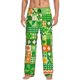 thumbnail image 1 of Fotbe St Patrick's Day6 Pantalones de Pijama para Hombre, Pantalones de Dormir, Pantalones de Casa con Cintura Ajustable y Bolsillos-3X-Large, 1 of 6