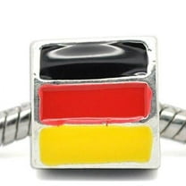 Three Sided Flag Charm for Snake Chain Charm Bracelet (Germany)