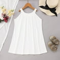 thumbnail image 4 of Teen Girl Dress Sleeveless Tiered Swing A-Line Casual White Dress For Girls Birthday Dress Girls Fancy Dress For Girls, 4 of 9