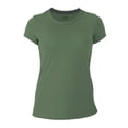 thumbnail image 1 of Playera Fruit Of The Loom para Mujer, Cuello Redondo Manga Corta Verde Talla  M, 1 of 4
