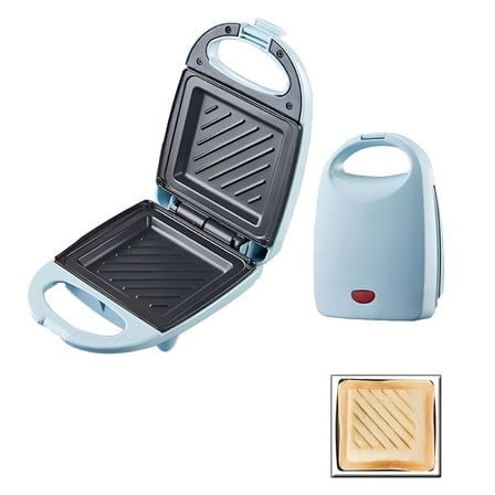HIBIBUD Sandwich Grills,Blue - Fast Heating Toaster for Home Breakfast