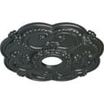 thumbnail image 3 of Ekena Millwork 18"OD x 3 1/2"ID x 1 1/2"P Rotherham Ceiling Medallion (Fits Canopies up to 3 1/2"), Hand-Painted Pewter, 3 of 6