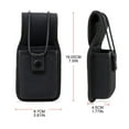 thumbnail image 4 of XISAOK Nylon Pouch Bag Holster Carry Case 10x20cm Walkie Talkies Bag Universal, 4 of 7