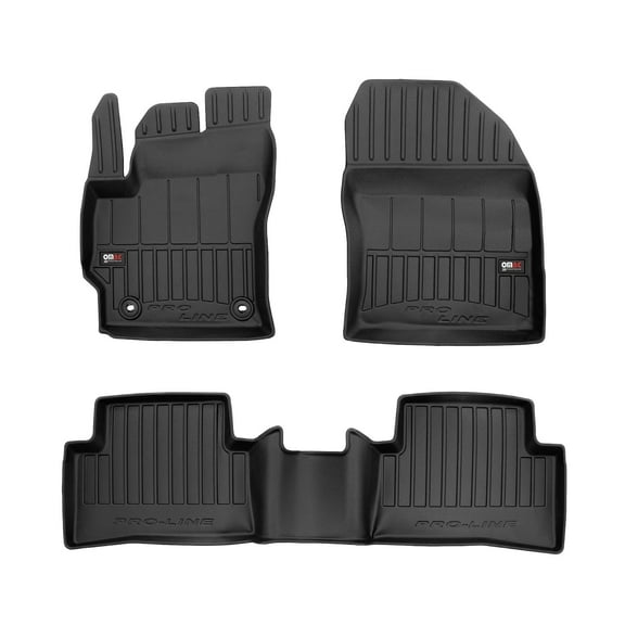 OMAC Premium Floor Mats for for Toyota Corolla Cross 2022-2025 Black 3x TPE