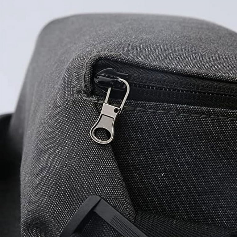 6pcs Replacement Zipper Pull, Detachable Zipper Pull Tabs Metal Zipper Pull  Cord Extender Zipper Pull Repair Kit for Jackets Jeans Boots Backpacks  Suitcases Purses (Dark Gray) 