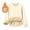 Beige, variant on Womens Fleece Lined Sweatshirts Casual Long Sleeve Crewneck Fall Winter Warm Pullover Tops Sky Blue Size M