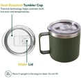 thumbnail image 3 of Tasse en Acier Inoxydable, Mug Isotherme, Tasse Contenant Isotherme en Acier Inoxydable à Double, Mug Isotherme de Voyage, Tasse à Café D'isolation, Tasse à Café Isolée, Tasse de Café, Tasse à Café avec Anse, 3 of 3