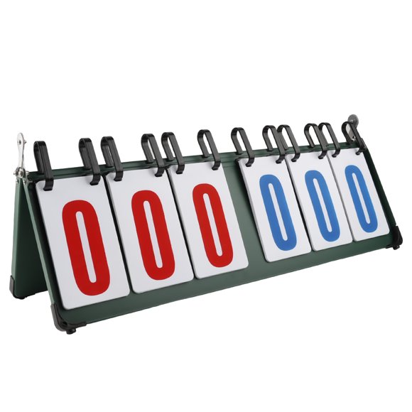 GOGO Tableau de Score en Acier, Gardien de Score de Basketball Pliable pour Soccer Soccer-6 Numérique