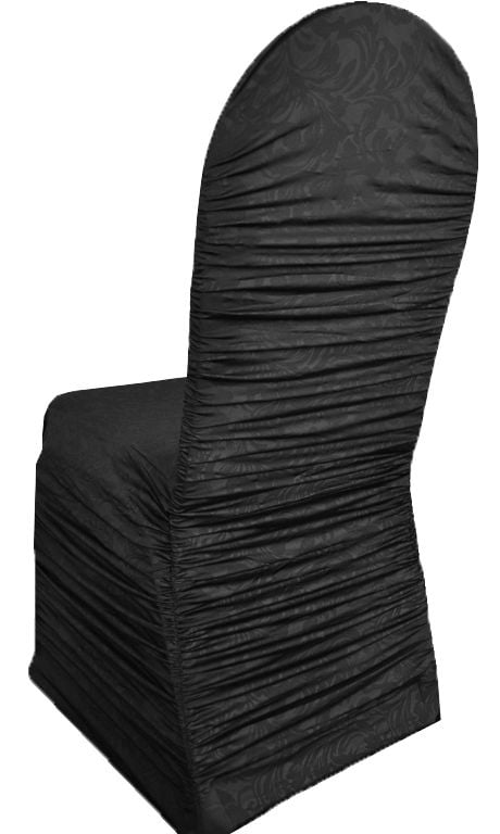 Ruffle Ruched Banquet Spandex Stretch Lycra Chair Covers Wedding Linens Inc 