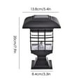 thumbnail image 4 of Waterproof House Shape Solar Column Lamp for Garden Landscape Decor Outdoor Lighting, 4 of 7