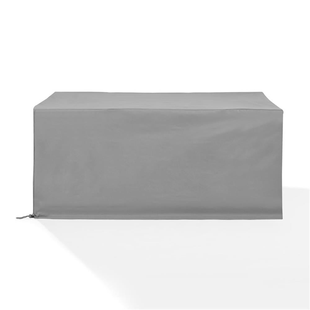 Crosley Furniture Vinyl Outdoor Dining Table Furniture Cover in Gray