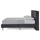 thumbnail image 5 of Base de Cama Matrimonial Makora Luma Oxford Tapizada en Tela Tipo Lino (No Incluye Colchón), 5 of 9