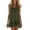 Army Green, variant on Women's Spaghetti Strap Ruffle Hem Romper Dress, Lightweight & Flowy
