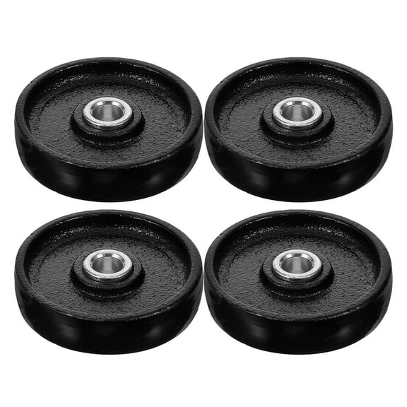 WORGEOUS 4pcs Jack Wheel Universal Hydraulic Jack Front Wheels Replacement Bearing Wheel Trailer Floor Jacks Wheel for Ensuring Stability and Flexibility