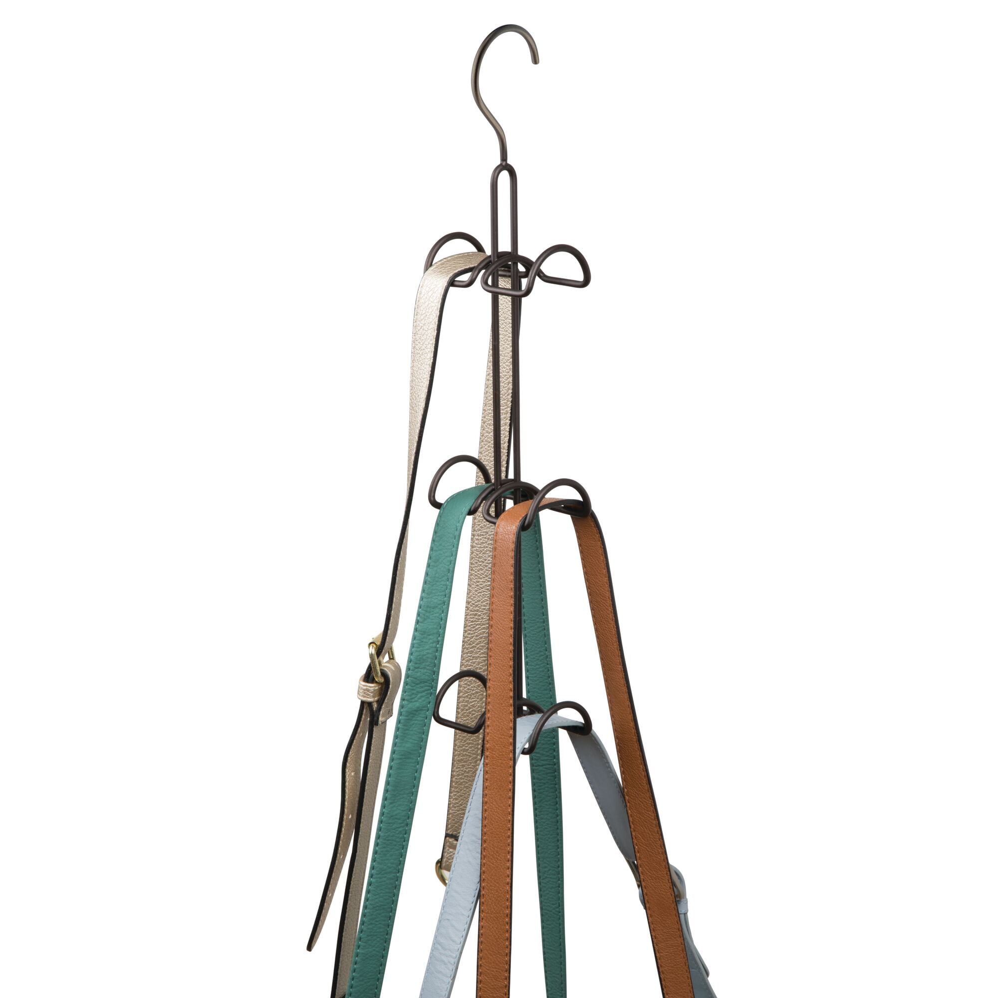 iDesign Classico Hanging Closet Handbag and Accessory Organizer featured in Bronze