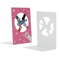 thumbnail image 5 of Sujetalibros de Metal para escritorio, tapón de libro estable, estantes de soporte para el hogar, oficina, pata de gato, 2 uds., 5 of 5