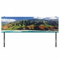 thumbnail image 3 of Hawaiian Headboard, Aerial View of Na Pali Coast Kauai Hawaii Mountain Cliff Seacoast Scenic Photo, Upholstered Decorative Metal Bed Headboard with Memory Foam, King Size, Green Brown, by Ambesonne, 3 of 4