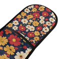 thumbnail image 4 of Yayeee Double Oven Mitt Kitchen Heat Resistant Baking 35" x7" Quilted Glove, Red Floral, 4 of 6