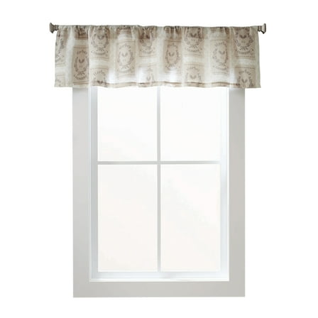 Better Homes & Gardens Valance, Garden Grain - 60 in. x 14 in.