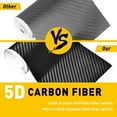 thumbnail image 6 of Accessories Carbon Fiber Vinyl Car Door Sill Scuff Cover Plate Sticker Protector, 6 of 8