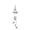 A, variant on mdesiwst Blue Sailboat Hanging Wind Chime for Outside Handcrafted Nautical Wind Chime for Outdoor Porch Patio Garden Window Decor