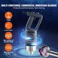 thumbnail image 2 of Immersion Blender 750W Heavy Duty, Variable Speed Stick Mixer, 12" Stainless Steel Blade, for Soup, Smoothie, Puree, Baby Food, Commercial Kitchen, 2 of 6