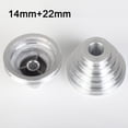 thumbnail image 1 of Chendee 14 22Mm Roue de Transmission en Aluminium pour Pagode pour Perceuse sur Banc, Ensemble de 2 Pcs, 1 of 9