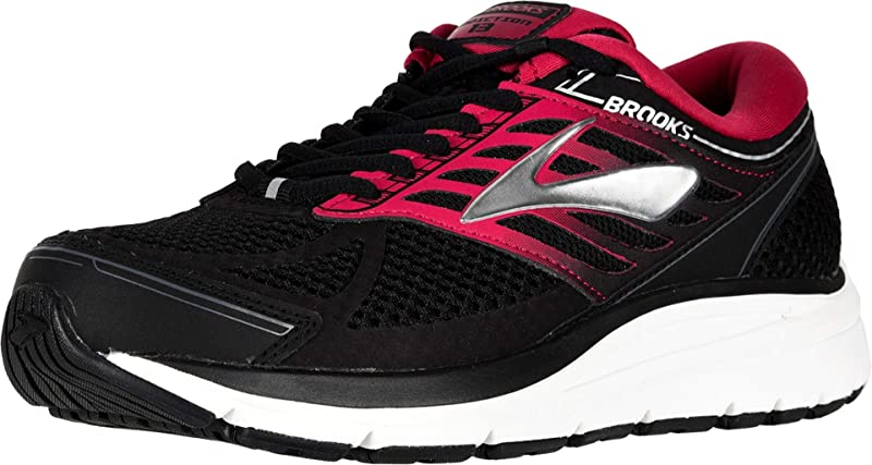 Brooks Women's Addiction 13 Running Shoe, Black/Pink/Grey, 11.5 D(W) US - image 1 of 3