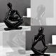 thumbnail image 4 of Esculturas de Pensadores, Adorno de Lectura de Estatua de Resina de Pensadores Negros, DecoracióN de Escultura de Pensadores, DecoracióN de Libros B, 4 of 6