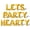 Gold, variant on Letter Balloons - LETS PARTY HEARTY 16" Inch Alphabet Letters Foil Mylar Balloon Galentines Day Party Banner (Gold)