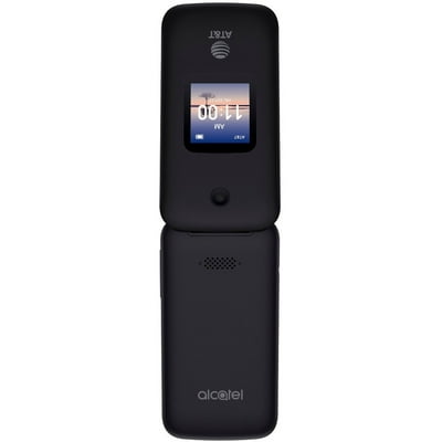 Buy At T Alcatel 4gb Black Prepaid Smartflip Phone Online In Italy
