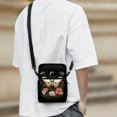 thumbnail image 3 of Psesaysky Moth Moon Floral Cross Body Bags, Lightweight Stretch Polyester Sling Satchel for Daily Commute and Travel, 3 of 7