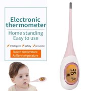 Basal Body Thermometer, Ovulation Tracker, 8 Seconds Digital Basal Body Thermometer for Ovulation, High Precision Oral Thermometer, Accurate Rectal Thermometer, Large Screen and Backlit