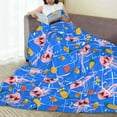 thumbnail image 6 of Sikiie Tropical Jellyfishes Ultra-Soft Micro flannel Blanket Luxury All Seasons Warm Blanket for Bedding Sofa and Travel (4 sizes)-60"x50", 6 of 7