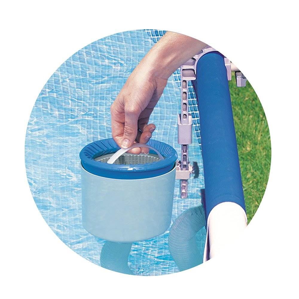 Intex Deluxe Wall Mounted Swimming Pool Surface Automatic Skimmers (4