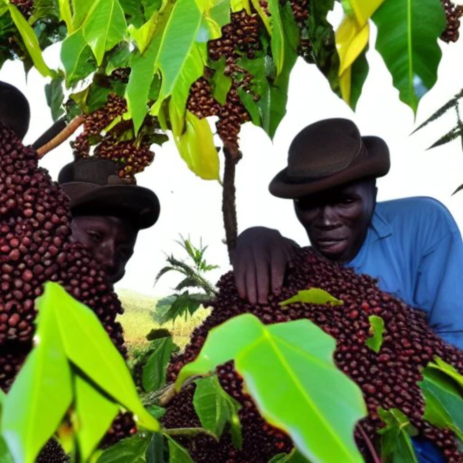 African Kahawa Blend Espresso Whole Bean Coffee, 1 lbs