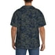 thumbnail image 3 of Fotbe Golden Peonies Camisa Estampada de Manga Corta para Hombre, Casual de Verano, Estilo Playero, Sin Arrugas-XX-Large, 3 of 5