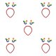 thumbnail image 3 of Jumpingount Diadema de arcoíris, accesorios para fotos, divertido aro para el pelo, tocado Universal para adultos, disfraz de maquillaje, fiesta, Type2 NO2, 3 of 6