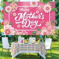 thumbnail image 3 of Mother’s Day Tapestry Banner & Backdrop – Pink Happy Mother’s Day Party Decoration, Home & Event Photo Booth, Party Supplies, 3 of 6