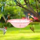 thumbnail image 5 of Bebedero y comedero para aves de jardín al aire libre | Cubierta a prueba de viento y lluvia | Decoración colgante para patio | Accesorio para santuario de aves al aire libre | Fácil instalación | 1, 5 of 8