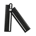 thumbnail image 2 of Regla de ángulos Herramienta de medición de ángulos Goniómetro de 12 pulgadas/310 mm Regla para carpintería, 2 of 9