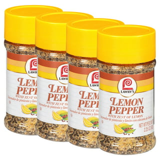 Badia Citrus Pepper Bundle - Lemon Pepper 6.5 Oz, Orange Pepper 6.5 Oz,  Lime Pepper 6.5 Oz - Qbin Recipe Card - Variety Pack of 3