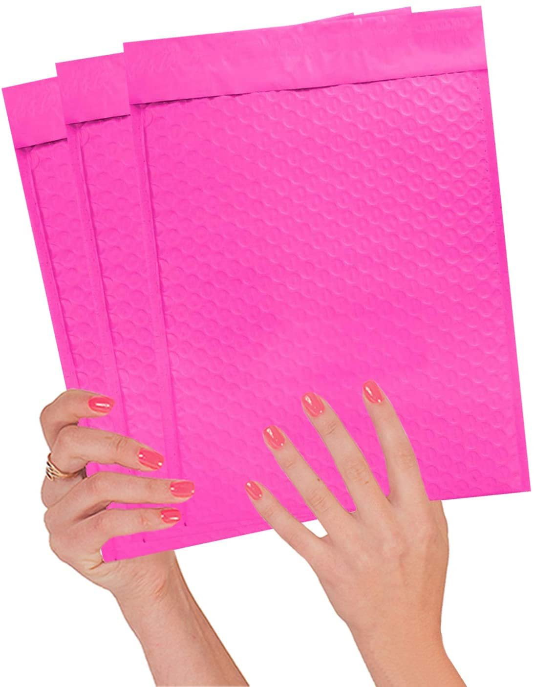 pink bubble mailers