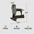 thumbnail image 2 of Master Mechanic 4-in-1 Mini Pneumatic Flooring Nailer/Stapler, Gray, 2 of 7