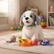 thumbnail image 2 of Cachorro Perro Robot Peluche Ladra Camina Mueve La Cola - Cachorro - Gris, 2 of 10